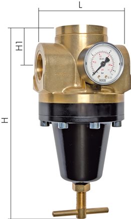 Exemplary representation: High-pressure pressure regulator - Standard-HD