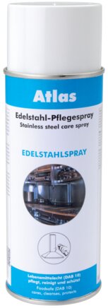 Exemplary representation: Stainless steel care spray (spray can)