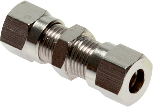 Exemplary representation: Straight screw connection, nickel-plated brass