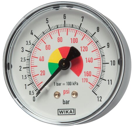 Exemplary representation: Pressure gauge for manual tyre inflator, type HRFS MANO