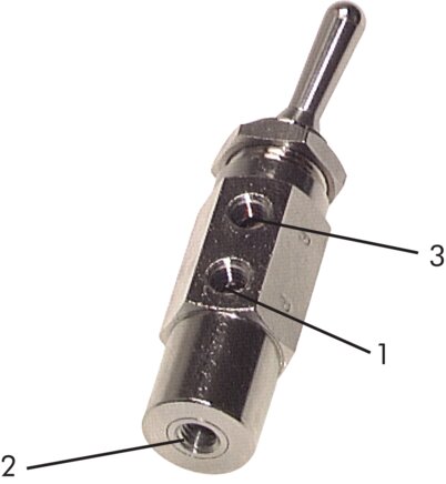 Exemplary representation: 3/2-way rocker arm valve with female thread