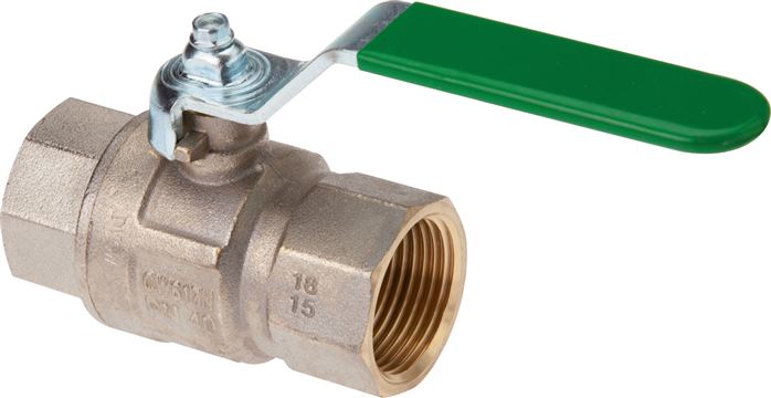 Exemplary representation: DVGW ball valve for drinking water, flat steel