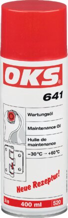 Exemplary representation: OKS maintenance oil (spray can)