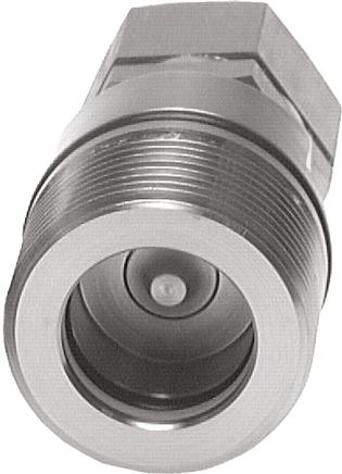 Exemplary representation: Quick-release screw couplings with female thread, socket, stainless steel