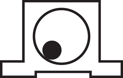 Schematic symbol: Ball vibrator